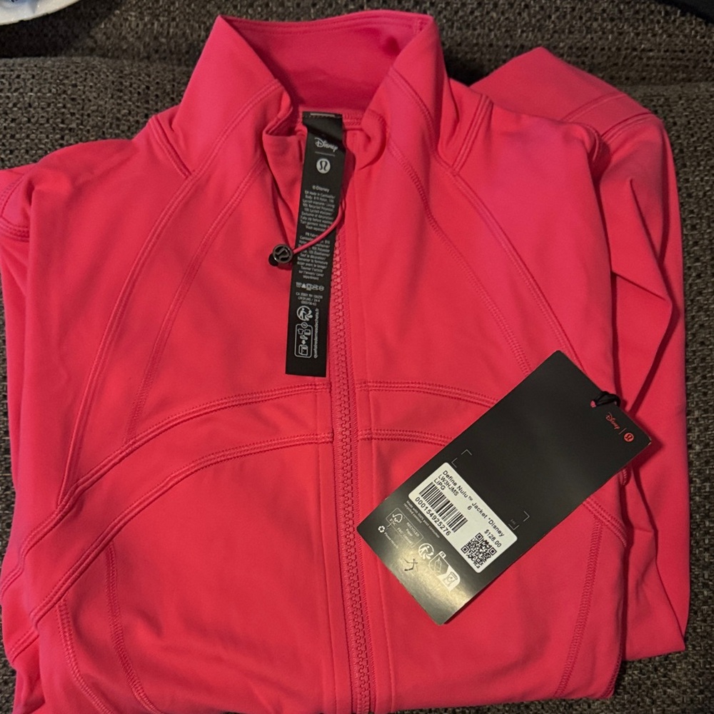 NWT Disney lululemon athletica define Pink Jacket